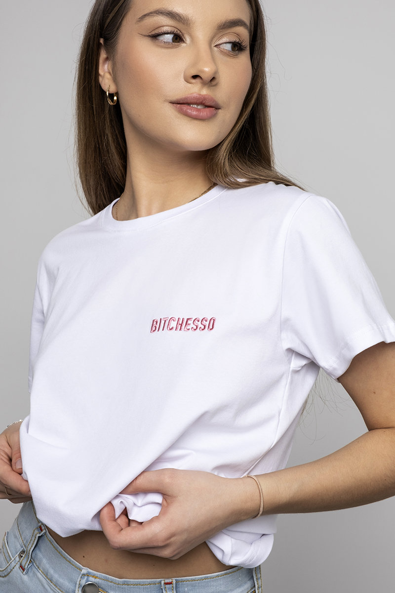 BITCHESSO FRENCH FIT - WHITE