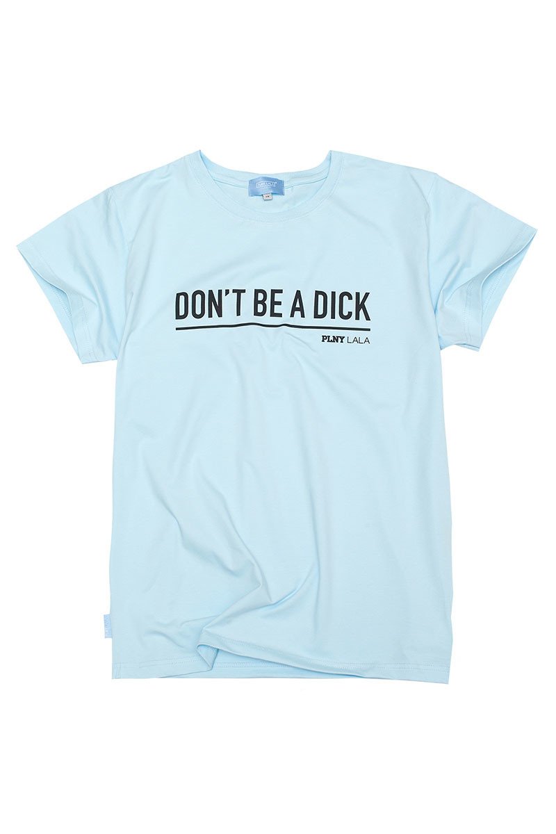 Don't Be a Dick Classic Sky Blue Tee