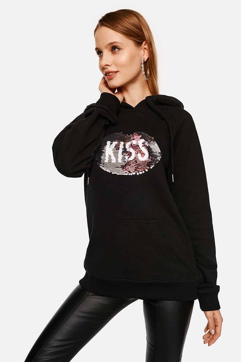 KISS Black Hoodie