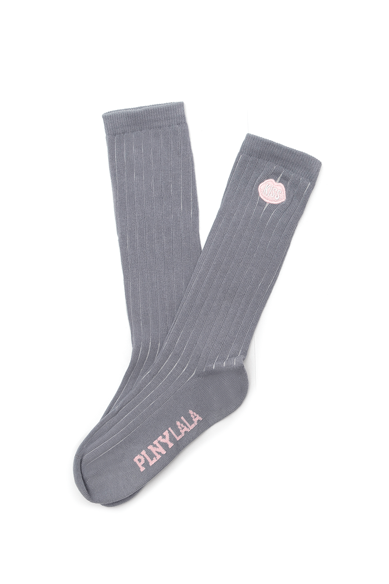 KISS Fine Twilight Blue Socks