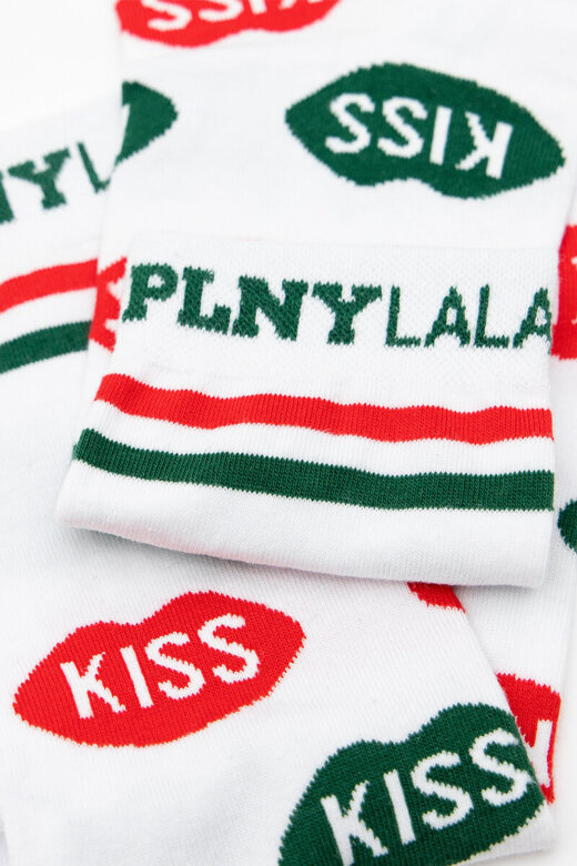 KISS & Stripes Red/Green Classic Socks