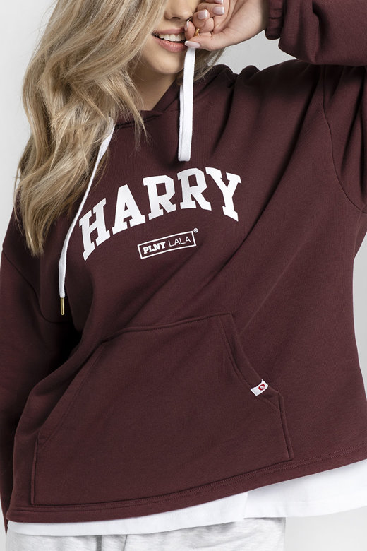 LALA Harry Bordeux Hoodie